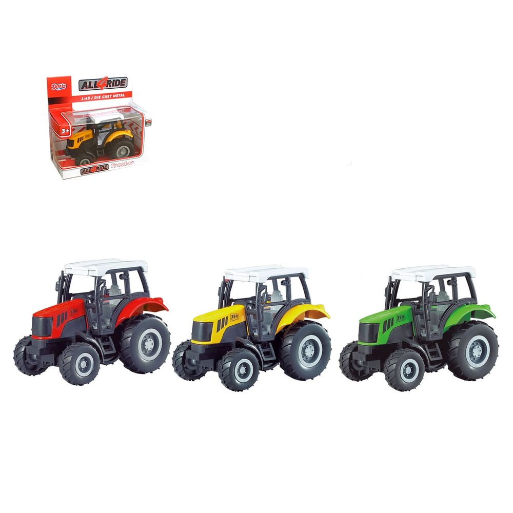 Traktor DIE-CAST Pull Back, 1:43 slika 1
