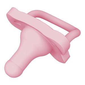 Ps11007 jednodijelna silikonska duda duda happypaci - 0m+, ružičasta, pakiranje od 1 komada