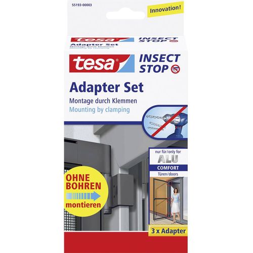 tesa 55193-03 Adapter Alu Comfort set adaptera za mrežu protiv insekata Pogodno za marku (otjerivač životinja) Tesa tesa mreža protiv insekata  3 St. slika 2