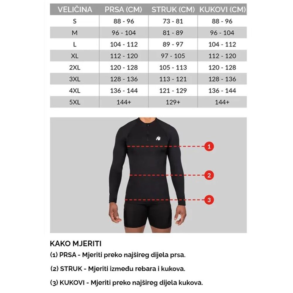 Gorilla Wear OREGON Majica, Crna slika 9