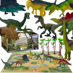 Woopie set figurica dinosaura 16 el. + podloga + kofer