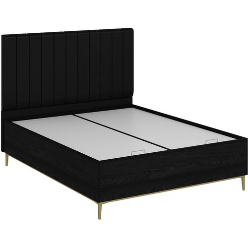Woody Fashion Dvostrani okvir kreveta i uzglavlje, Elevate 160 x 200 - Black slika 1