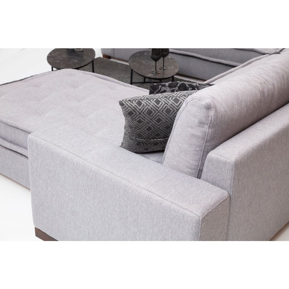 Lena Kutna Sofa - Svijetlo Siva slika 6
