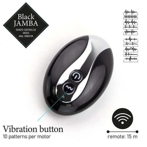 Analni vibrator FeelzToys - Black Jamba slika 8