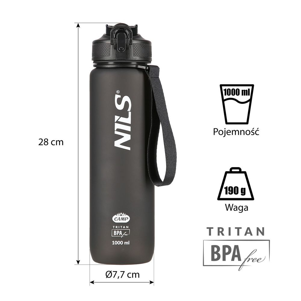 Ncd68 bočica crna tritan nils camp slika 6
