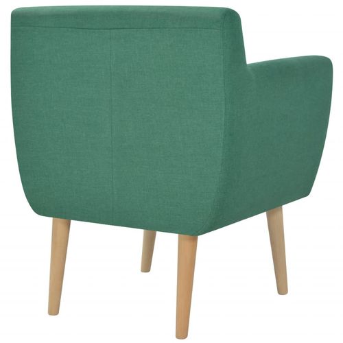 Fotelja od tkanine zelena slika 9