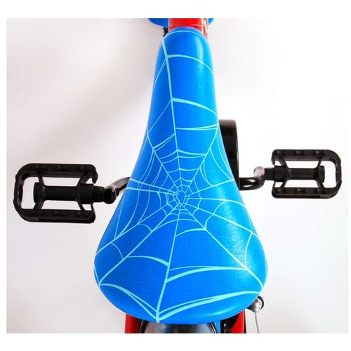 Dječji bicikl Spider-man 14" s dvije ručne kočnice crveno/plavi slika 9