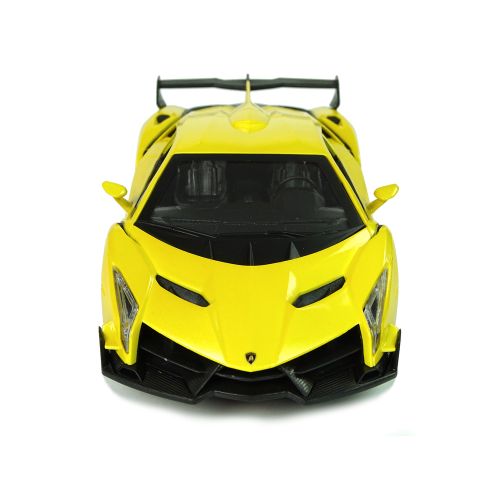 Licencirani auto na daljinsko upravljanje R/C 1:24 Lamborghini Veneno 2.4 G - žuti slika 5