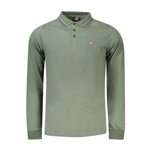 NORWAY 1963 MEN'S LONG SLEEVE POLO GREEN slika 1