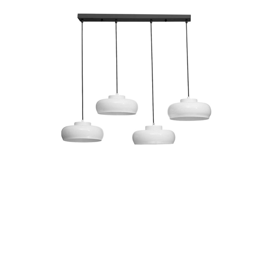 Opviq Luster 136, Bijela, Crna slika 1