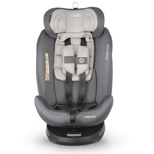 Coccolle® Autosjedalica Nova iSize 360° 40-150cm Isofix, Moonlit Grey slika 4