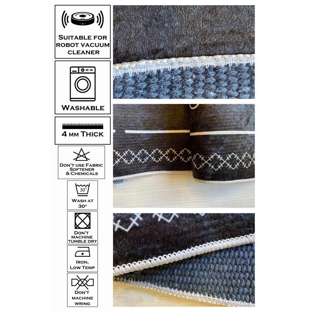 Tanki dječji tepih sa digitalnim printom LAV (110 x 110 cm) Woopamuk111 slika 7
