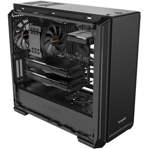 be quiet! BG026 SILENT BASE 601 Black, MB compatibility: E-ATX / ATX / M-ATX / Mini-ITX, Two pre-installed be quiet! Pure Wings 2 140mm fans, Ready for water cooling radiators up to 360mm slika 8