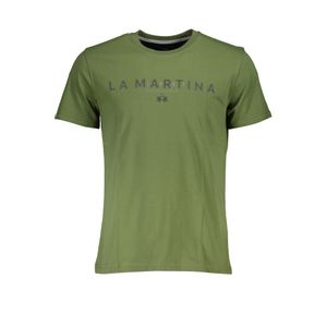 LA MARTINA GREEN MEN'S SHORT SLEEVE T-SHIRT