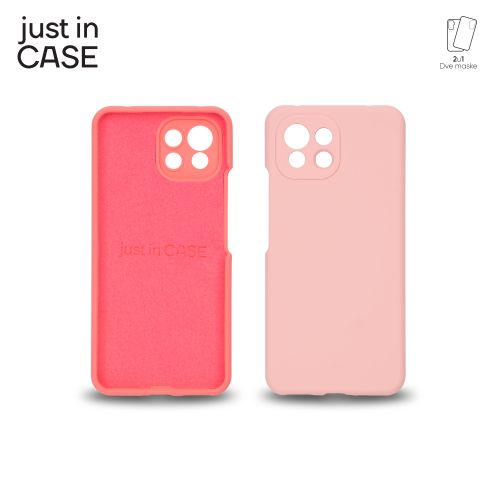 2u1 Extra case MIX PLUS paket PINK za Mi11 Lite 5G slika 3