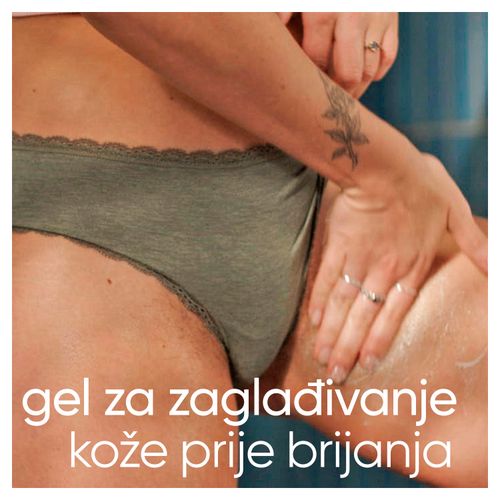 Gillette Venus Satin Care 2u1 gel za čišćenje i brijanje, 190 ml slika 3