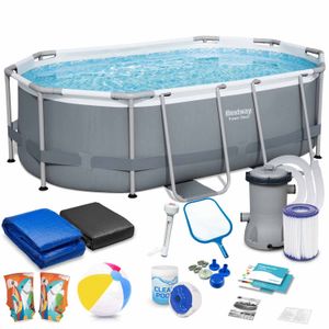 Okvirni vrtni bazen 305 x 200 x 84 cm 17u1 bestway 5614a + gratis aparat za mjehuriće