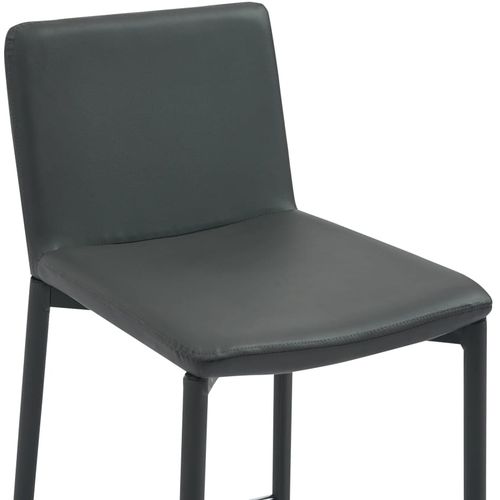 Barski stolci od umjetne kože 4 kom sivi slika 38