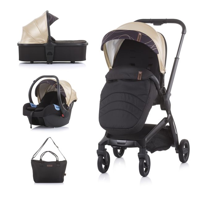 Chipolino Kolica za bebe 3u1 Emotion Gold