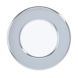 Eglo Fueva 5 ugradbena led, 2,7w, 300lm, prom 86, ip44, bijela/krom/plastika 
