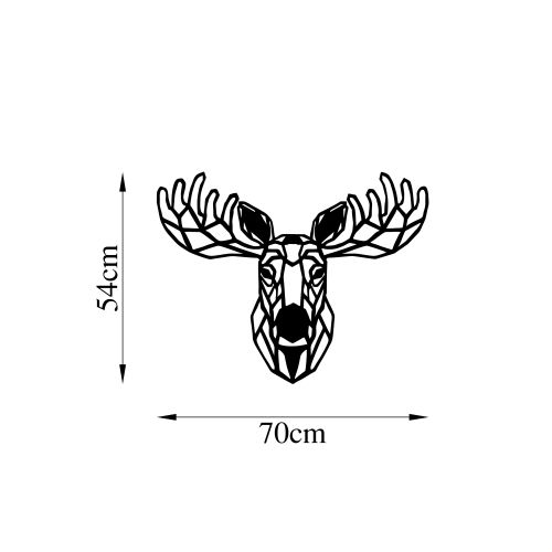 Wallity Metalna zidna dekoracija, Moose - 458 slika 5