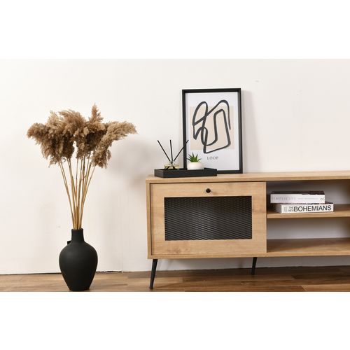 Wire 140 Oak TV Stand slika 3