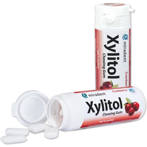 Miradent Xylitol Chewing gum CRANBERRY slika 1