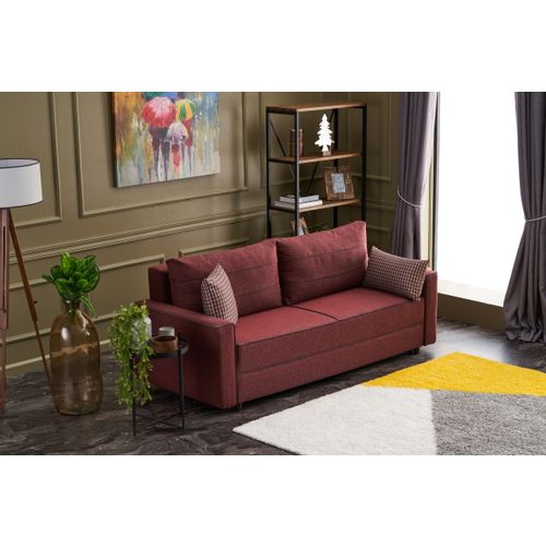 Atelier Del Sofa Trosjed na razvlačenje, Bordo crvena, Ece - Claret Red slika 1