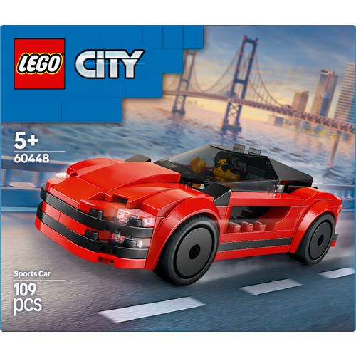 LEGO® CITY 60448 Crveni sportski auto slika 6