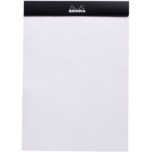 Clairefontaine blok Rhodia A5 80gr 80L, crna boja, dotpad (točkice) slika 3