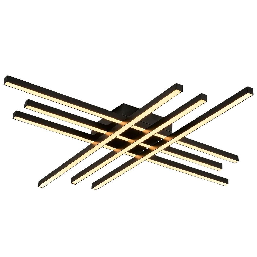Luster L1249 - Crni Moderni LED Luster slika 2