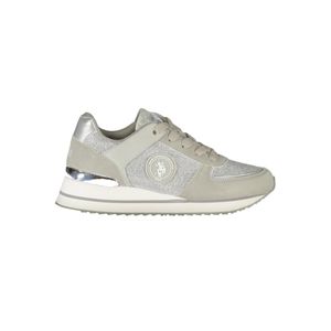 US POLO BEST PRICE SILVER WOMEN'S SPORTS SHOES