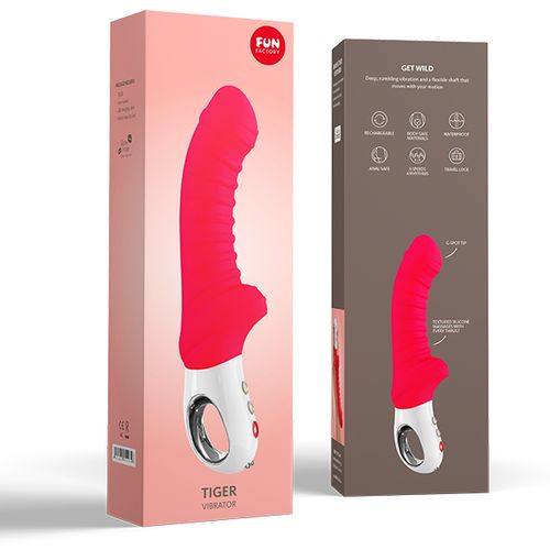 Vibrator Fun Factory - Tiger G5, crveni slika 4