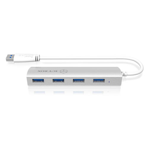 Icybox 4-portni USB 3.0 ekspanzijski hub od aluminija slika 2