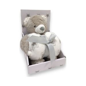 BBO Set Igračka + Ćebence Bear (Pt23518) - Grey