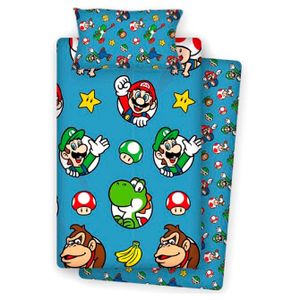 Super Mario Bros Set Posteljine za Krevet 90cm