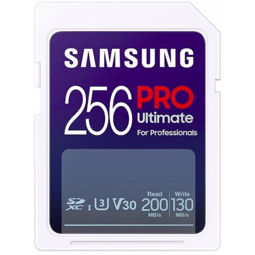 Samsung MB-SY256S/WW SD Card 256GB, PRO Ultimate, SDXC, UHS-I U3 V30, Read up to 200MB/s, Write up to 130 MB/s, for 4K and FullHD video recording slika 1