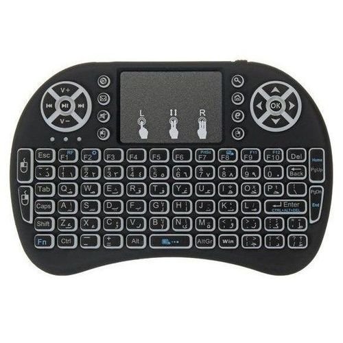 GMB-I8 ** Gembird 2.4GHz Wireless gaming Mini keyboard backlight and TOUCH, punjiva bat. BL-5C (519) slika 1