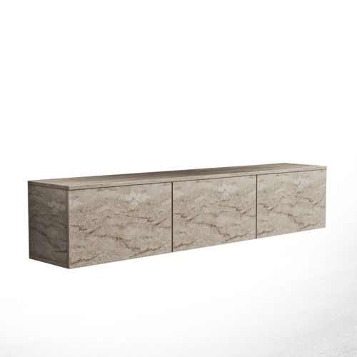 Woody Fashion TV stalak NEON ILLUMINATED, boja Travertine slika 5