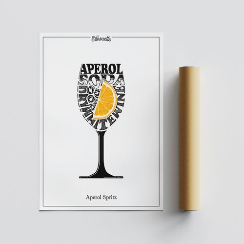 Wallity Poster A4, Aperol Spritz - 2052 slika 4