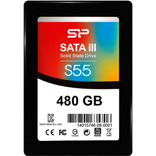 Silicon Power SP480GBSS3S55S25 2.5" 480GB SSD, SATA III, S55, Read up to 500 MB/s, Write up to 450 MB/s slika 1
