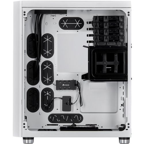 CORSAIR Crystal Series 680X RGB ATX High Airflow Tempered Glass Smart Case — White slika 2