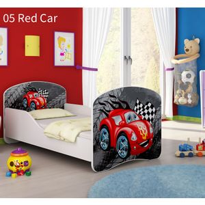 Dječji krevet ACMA s motivom 140x70 cm - 05 Red Car
