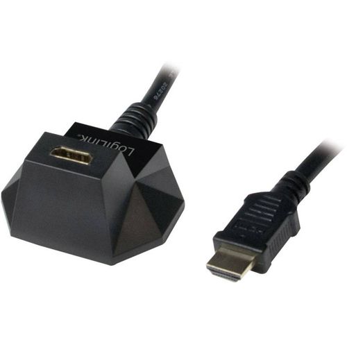 LogiLink HDMI produžetak HDMI A utikač, HDMI A utičnica 1.50 m crna CH0041  HDMI kabel slika 1