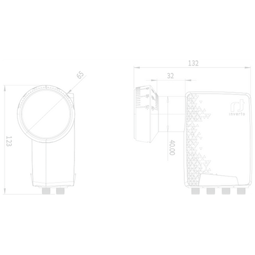 Inverto LNB Octo, sum 0.7 dB, vodonepropusan, 40 mm - IDLP-OCT410-PREMU-OPN slika 2