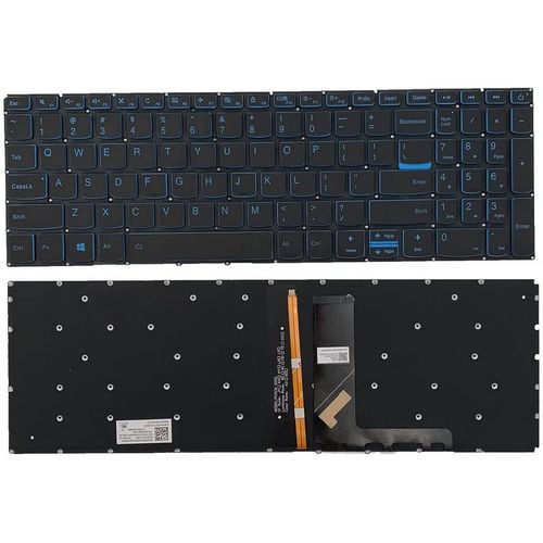 Tastature za laptop Lenovo IdeaPad L340-15IWL L340-17API sa pozadinskim osvetljenjem PLAVA SLOVA slika 1