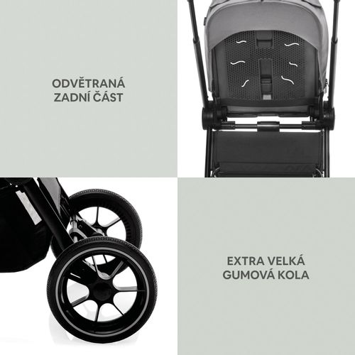 Zopa kolica Move Cross 3 Tornado Grey slika 3