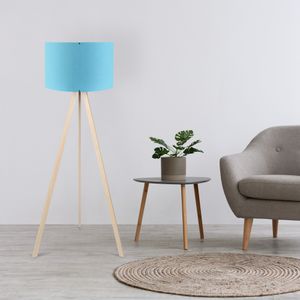 Podna Lampa AYD-1563 - Plava i Krem