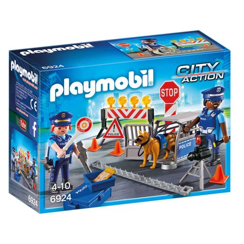 PLAYMOBIL POLICIJSKA BLOKADA 6924 slika 1