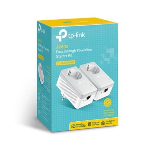 TP-Link TL-PA4010P KIT Powerline Adapter with AC Pass 600Mbps slika 2